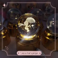 گوی کریستالی چرخان قطر 6