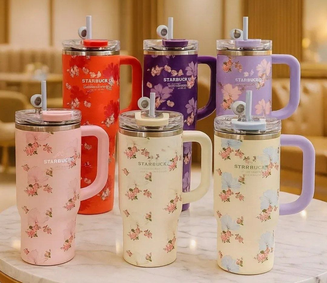 تراول ماگ سیتارا گل دار 900 میل